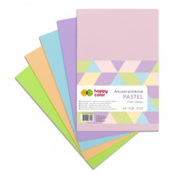 Foam Pastel sheets - Happy Color - 5 colors