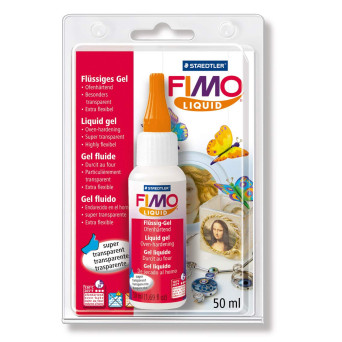 Oven-hardening Liquid Fimo Gel - Staedtler - transparent, 50 ml