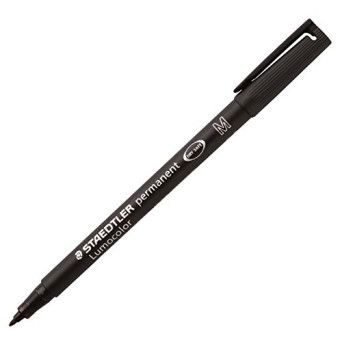 Foliopis permanentny Lumocolor - Staedtler - czarny, M