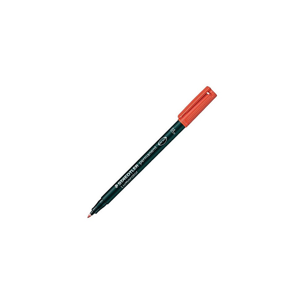 Foliopis permanentny Lumocolor - Staedtler - czerwony, F
