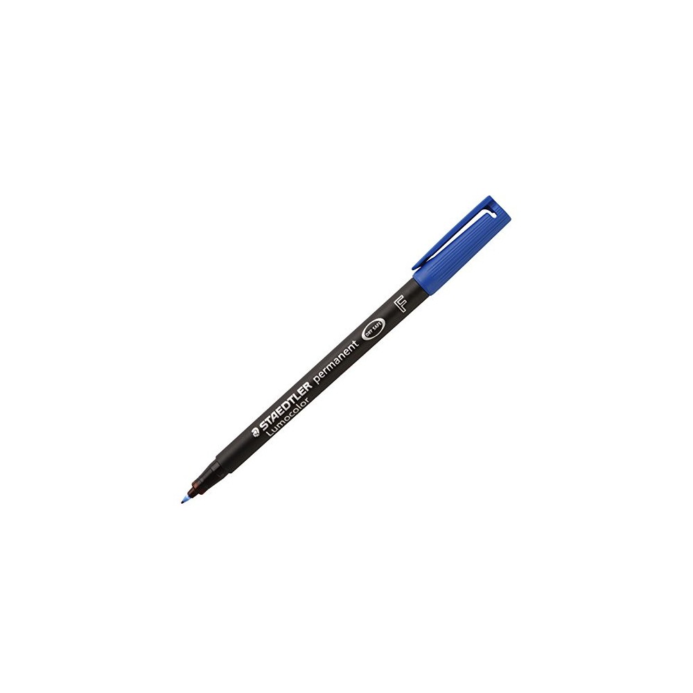 Foliopis permanentny Lumocolor - Staedtler - niebieski, F