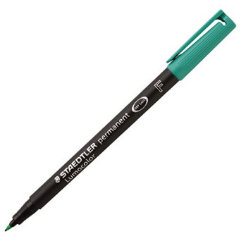 Foliopis permanentny Lumocolor - Staedtler - zielony, F