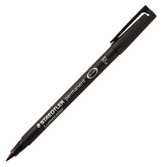 Foliopis permanentny Lumocolor - Staedtler - czarny, F