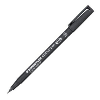 Marker Lumocolor do płyt CD/DVD - Staedtler - czarny, S