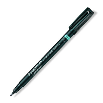 Permanent Laundry Lumocolor Pen - Staedtler - black, F