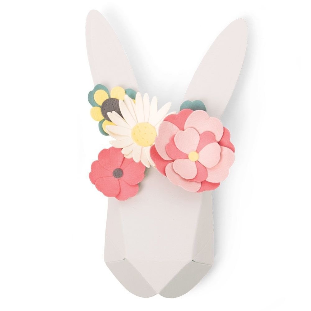 Set of Thinlits cutting dies - Sizzix - Origami Rabbit, 9 pcs.