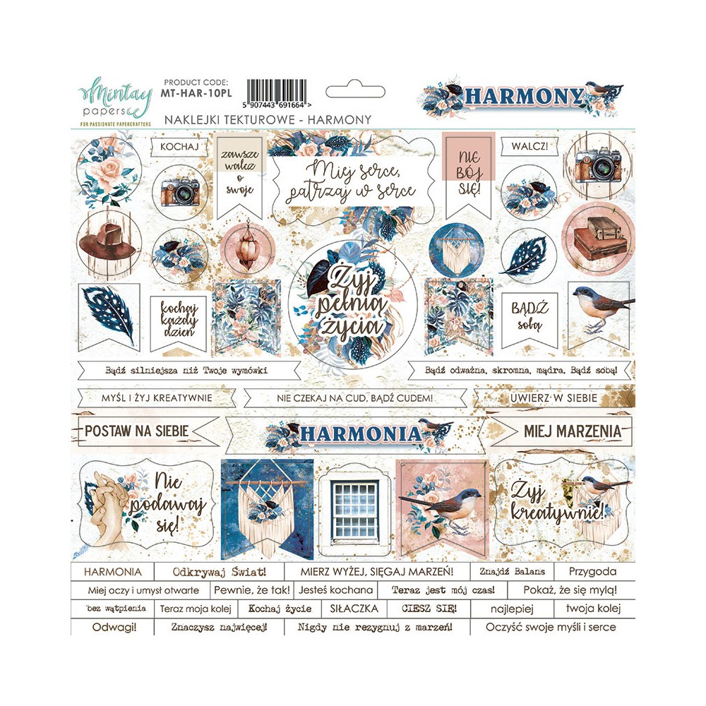 Cardboard stickers 30 x 30 cm - Mintay - Harmony