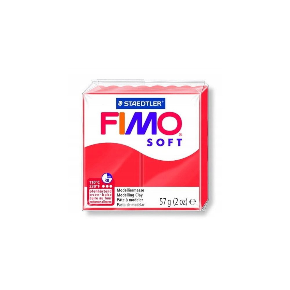 Fimo Soft modelling clay - Staedtler - red, 57 g