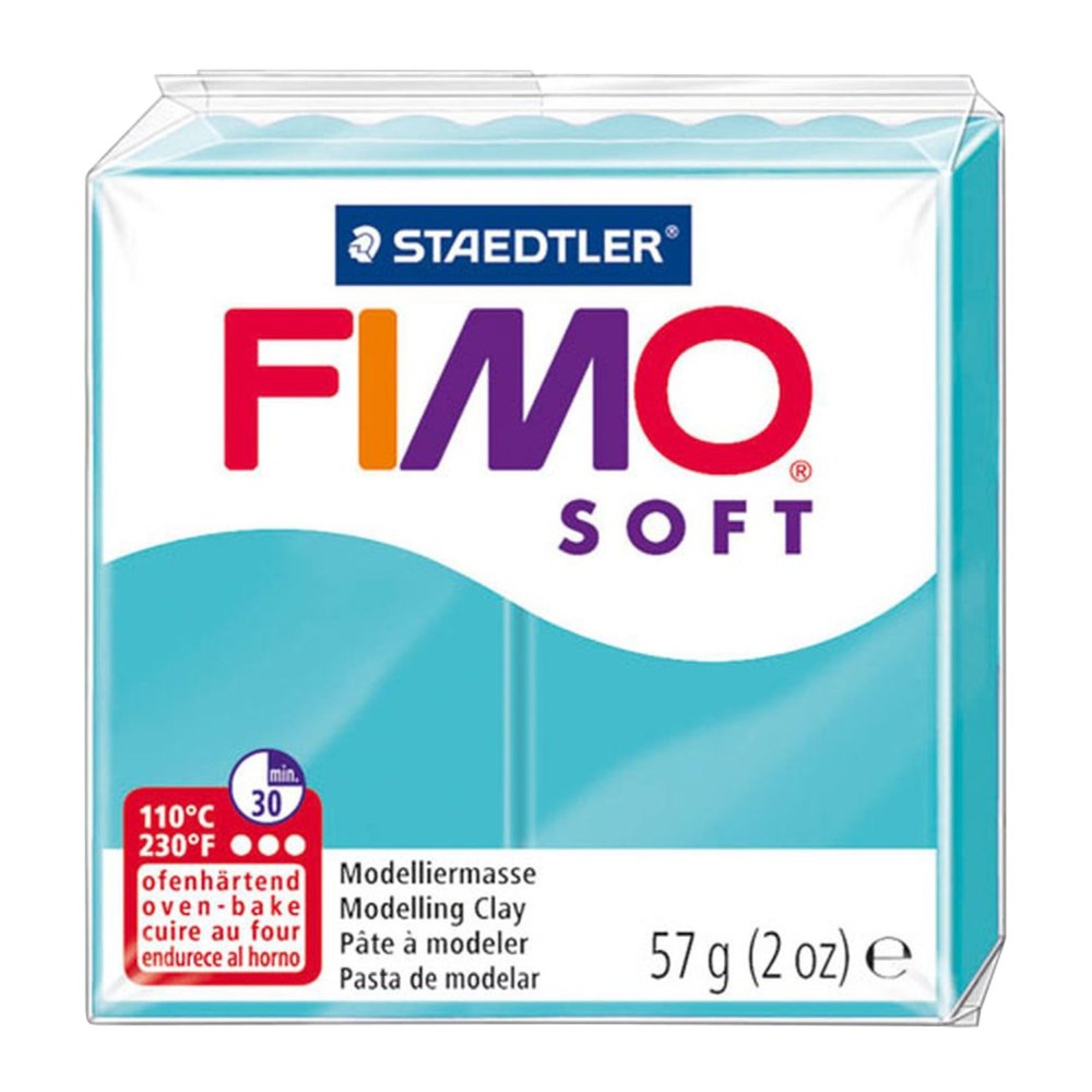 Masa termoutwardzalna Fimo Soft - Staedtler - turkusowa, 57 g