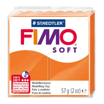 Masa termoutwardzalna Fimo Soft - Staedtler - mandarynkowa, 57 g