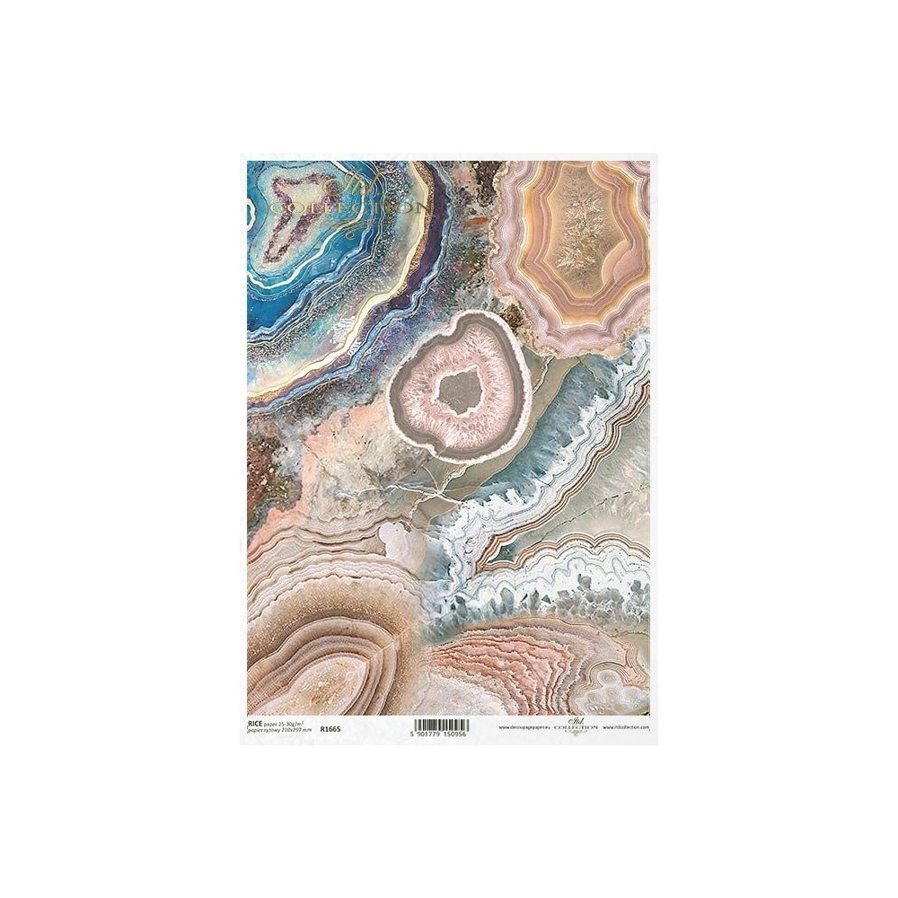 Papier do decoupage A4 - ITD Collection - ryżowy, R1665