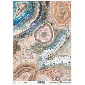 Papier do decoupage A4 - ITD Collection - ryżowy, R1665