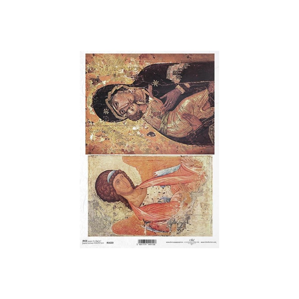 Papier do decoupage A4 - ITD Collection - ryżowy, R1620