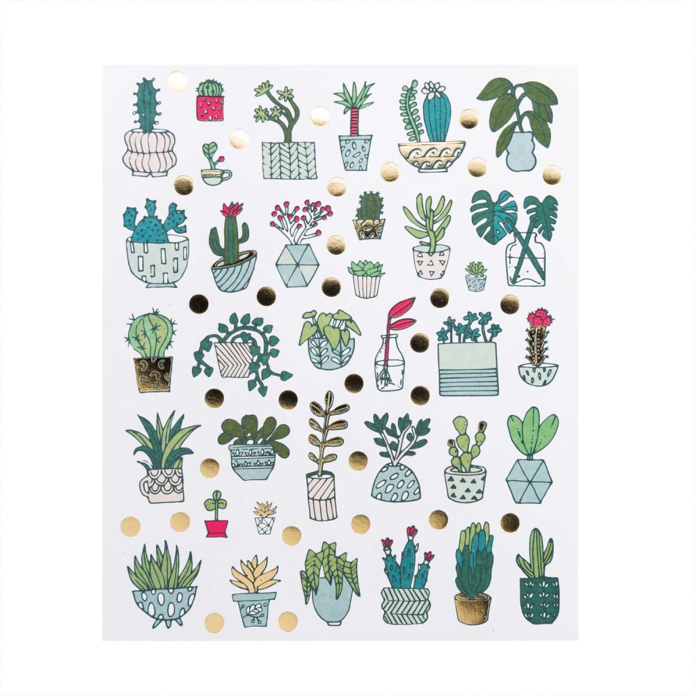 Hygge stickers - Paper Poetry - plants, 210 pcs.