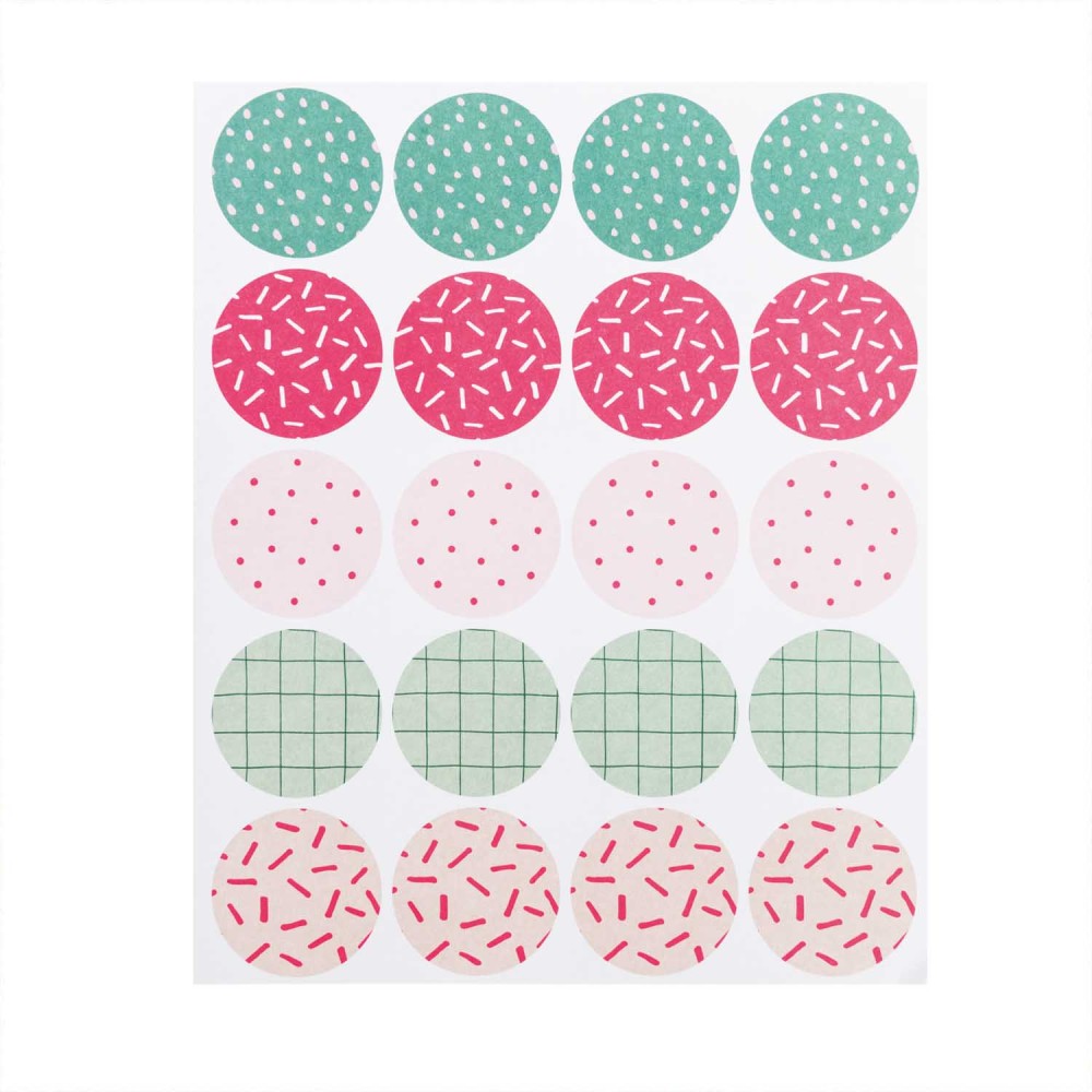 Hygge stickers - Paper Poetry - flowers, 250 pcs.