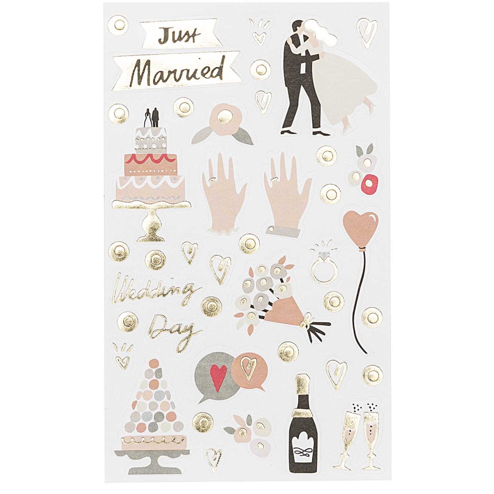 Wedding stickers - Paper Poetry - 150 pcs.