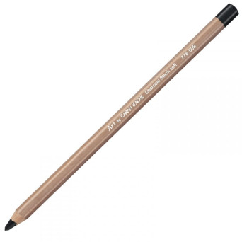 Węgiel w ołówku Charcoal Black - Caran d'Ache - soft