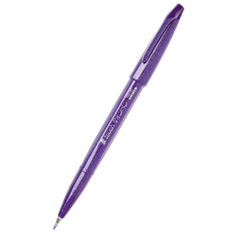 Marker Brush Sign Pen V - Pentel - Violet