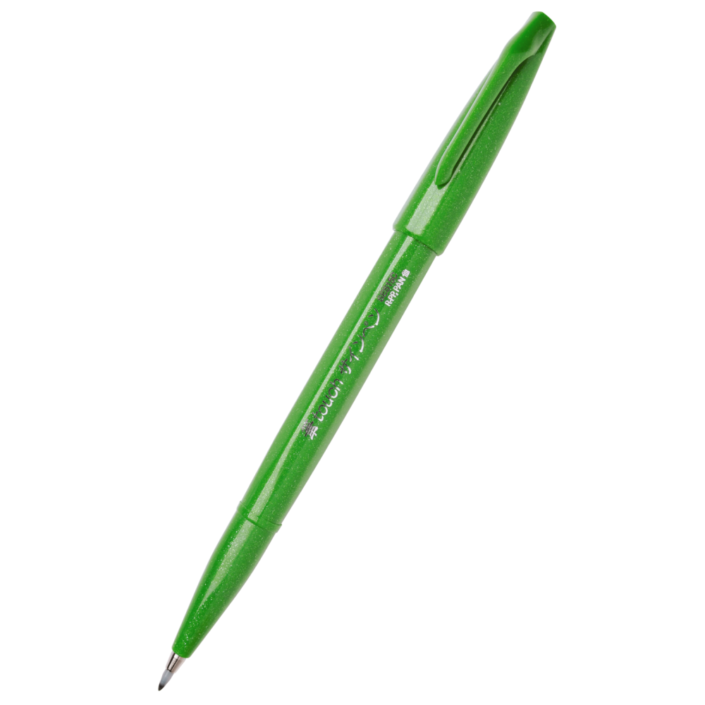 Marker Brush Sign Pen D - Pentel - Green
