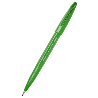 Marker Brush Sign Pen D - Pentel - Green