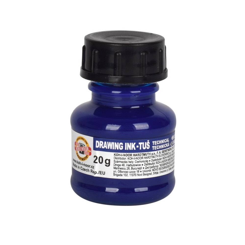 Technical drawing ink - Koh-I-Noor - blue, 20 g