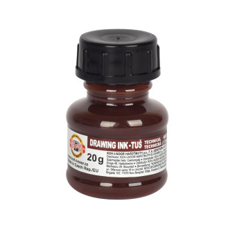 Technical drawing ink - Koh-I-Noor - brown, 20 g
