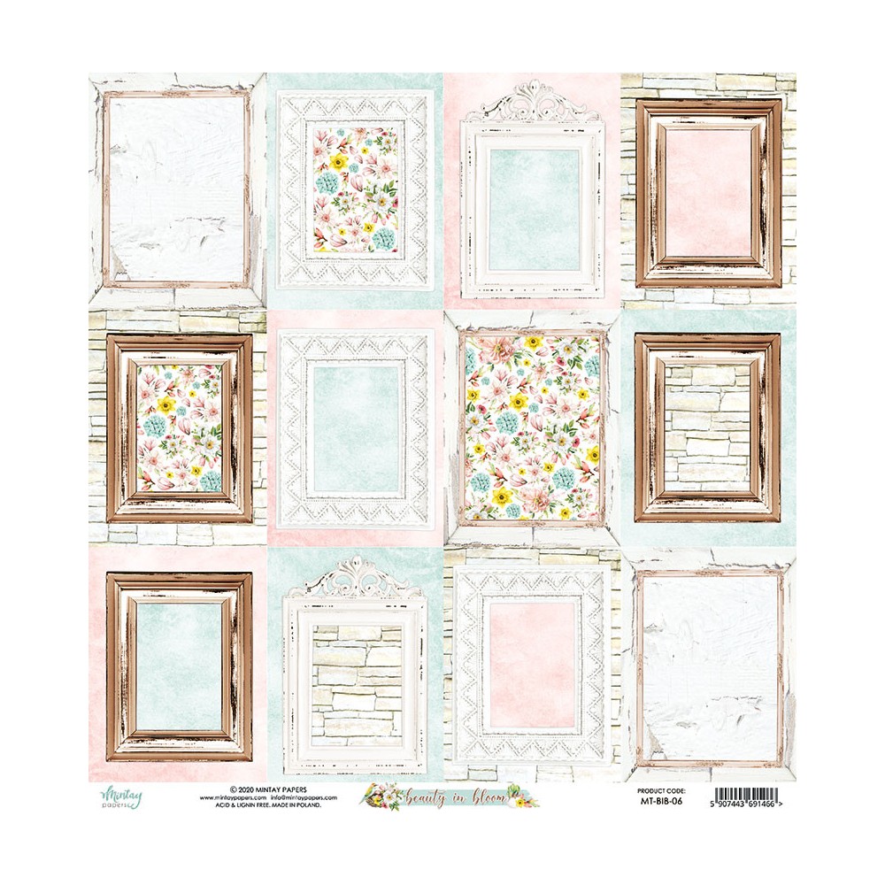 Papier 30 x 30 cm - Mintay - Beauty in Bloom 06