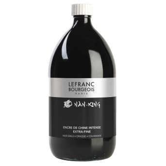 Tusz chiński Nan-King - Lefranc & Bourgeois - czarny, 1l