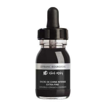 Chinese ink Nan-King - Lefranc & Bourgeois - black, 30 ml