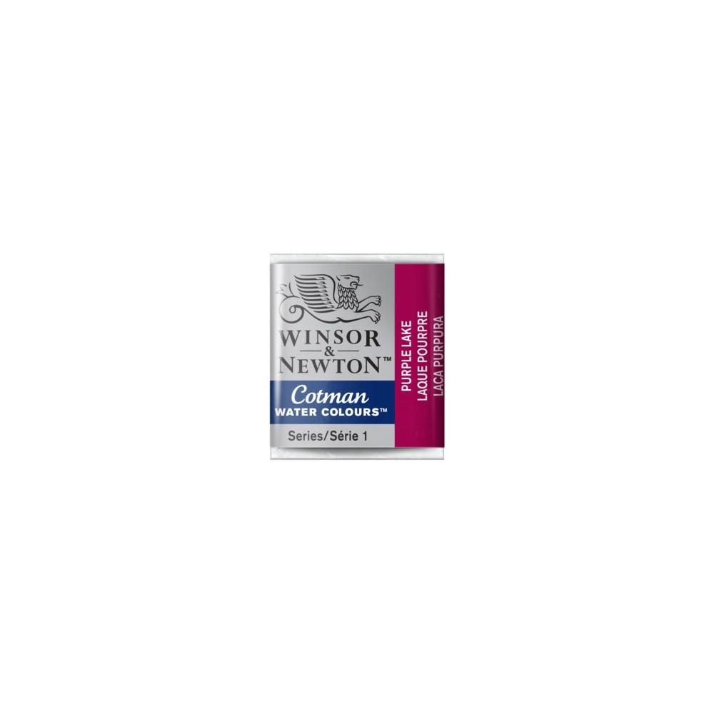 Cotman watercolor paint - Winsor & Newton - Purple Lake, half pan