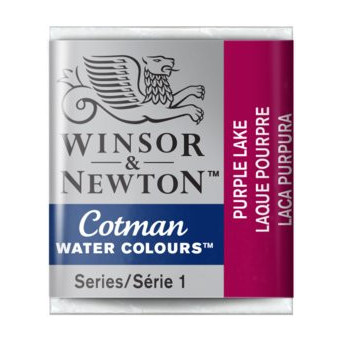 Cotman watercolor paint - Winsor & Newton - Purple Lake, half pan