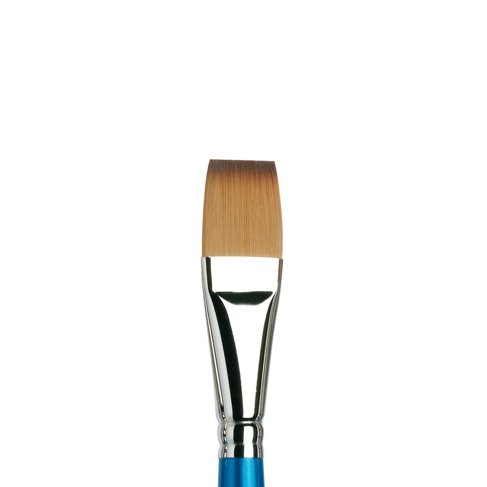 Flat, synthetic Cotman brush, series 666 - Winsor & Newton - short handle, no 3/4