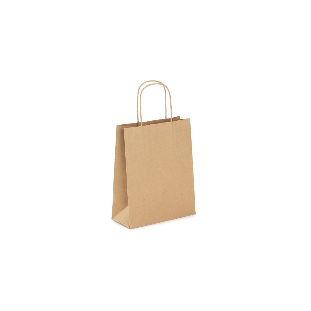 Torba papierowa brązowa - 24 x 10 x 32 cm