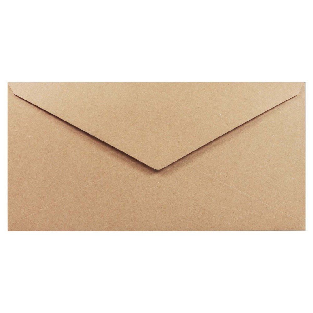 Recycled Envelope 100g - DL Eko Kraft Delta brown