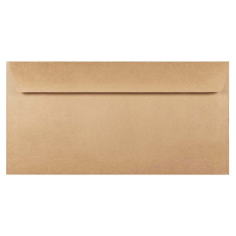 Recycled Envelope 100g - DL Eko Kraft brown