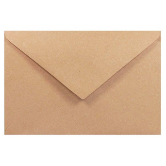 Recycled Envelope 100g - C5 Eko Kraft Delta brown
