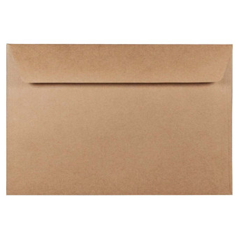 Koperta ekologiczna 100g - C5 Eko Kraft brązowa