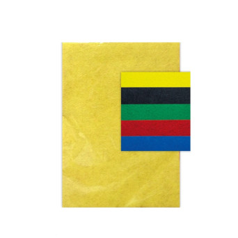 Felt set A4 - DpCraft - basic colors, 5 pcs.