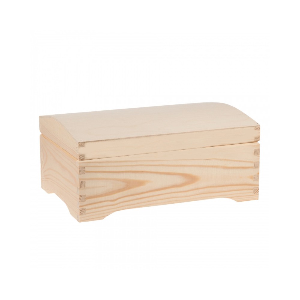 Kufer drewniany, skrzynia - 30 x 20 x 12,5 cm