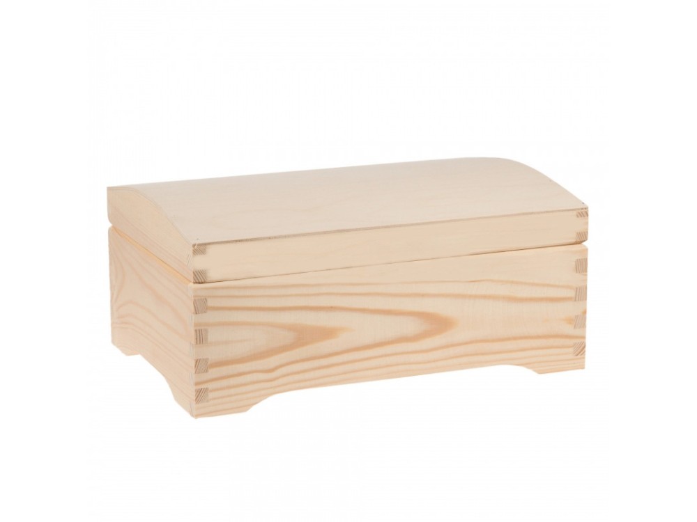 Kufer drewniany, skrzynia - 30 x 20 x 12,5 cm