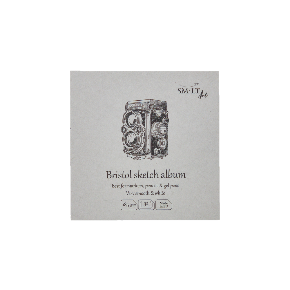 Universal Bristol Sketch Album 14 x 14 cm - SM-LT - white, 185 g, 32 sheets