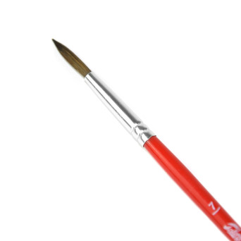 Round, natural brush - Talens - watercolor, size 7