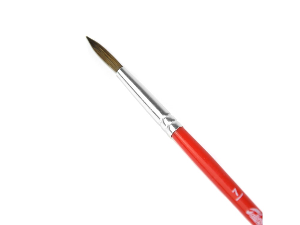 Round, natural brush - Talens - watercolor, size 7