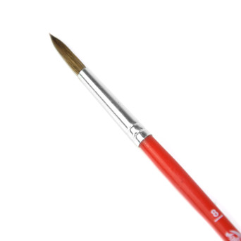 Round, natural brush - Talens - watercolor, size 8