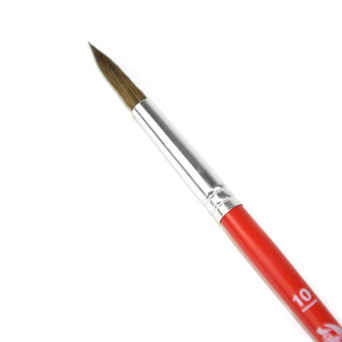 Round, natural brush - Talens - watercolor, size 10