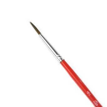 Round, natural brush - Talens - watercolor, size 4