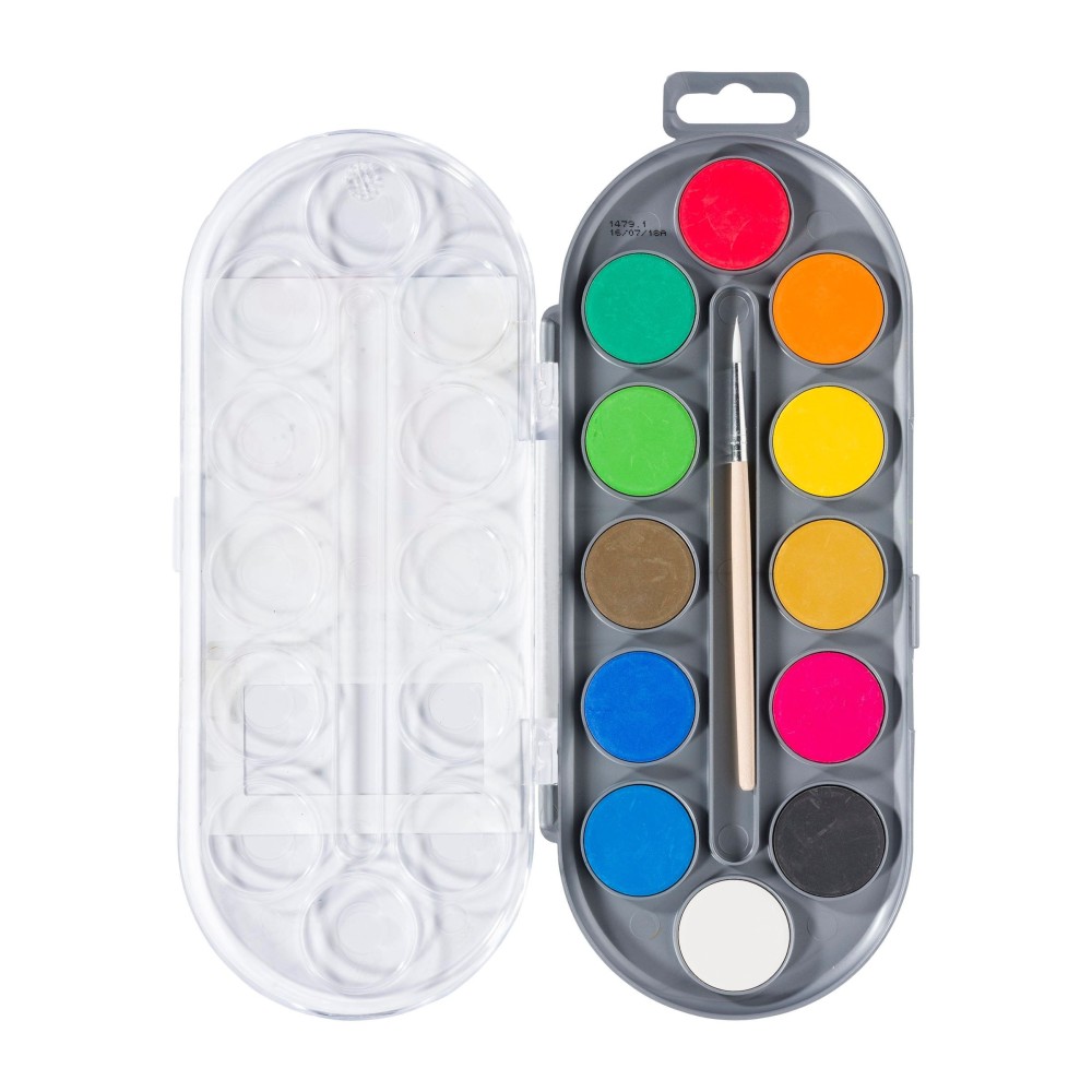 Set of watercolor paints for kids - Bruynzeel - 12 colors