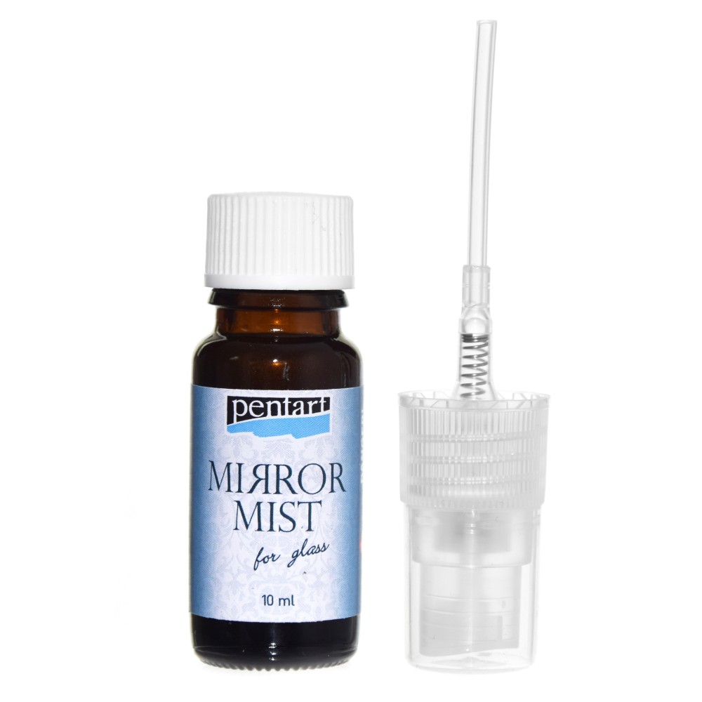 Farba w sprayu do szkła - Pentart - efekt lustra, 10 ml