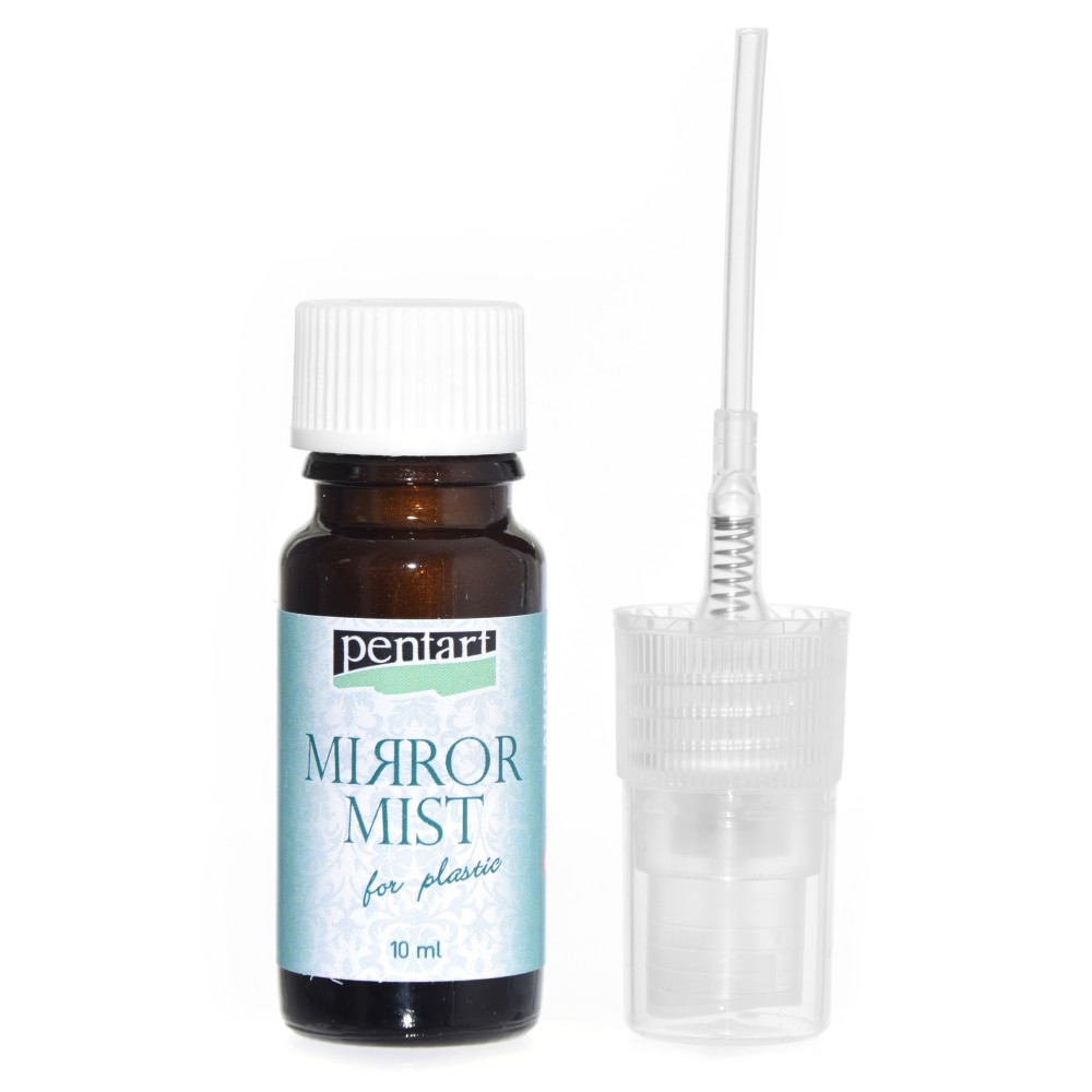 Farba w sprayu do plastiku - Pentart - efekt lustra, 10 ml