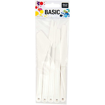 Zestaw noży i szpachelek plastikowych - Rico Design - 6 szt.